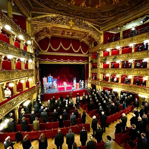 Interno del teatro Carignano