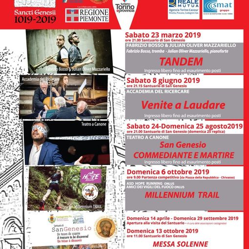 Millennium Sancti Genesii 1019-2019 a Castagneto Po