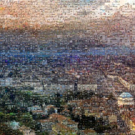 #MosaicoTorino: in meno di 50 giorni 5.184 fotografie completano il primo mosaico