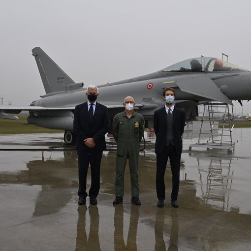 Leonardo: da Caselle il decollo del nuovo Eurofighter per le forze dell'Aeronautica militare