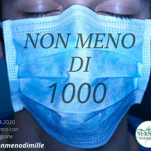 Bonus Covid per le professioni sanitarie, Nursind lancia l'hashtag #nonmenodimille