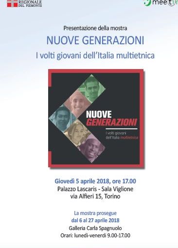 Una mostra a Torino sui &quot;nuovi italiani&quot;, inaugurazione il 5 aprile presso il Consiglio regionale