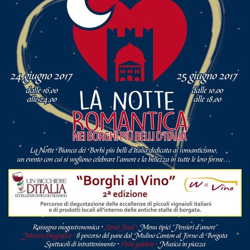 Sabato 24 giugno la notte romantica ad Usseaux