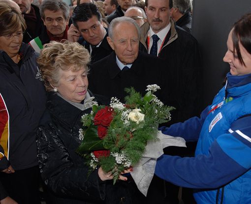 Ciampi a Torino per le Olimpiadi Invernali 2006