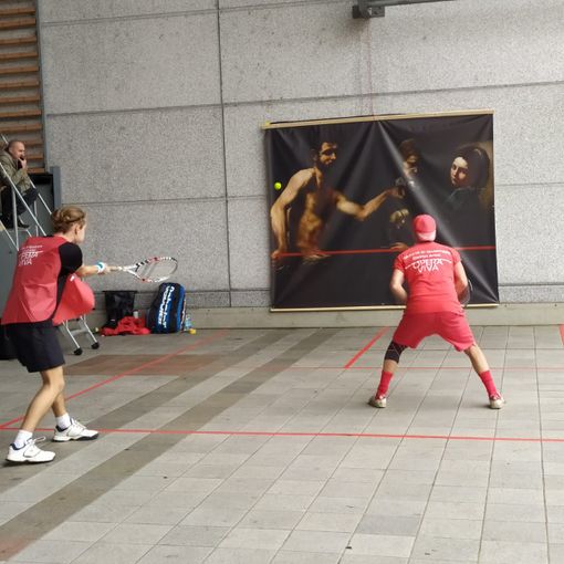 Barriera sfida le Atp Finals con l'Opera Viva Grande Slam: “Prendiamo a palle da tennis l'arte per dare credito alle periferie&quot;