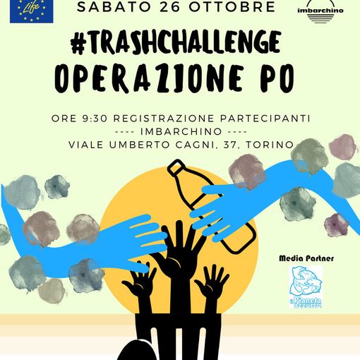 Sabato 26 l'iniziativa “#trashchallenge – Operazione Po”