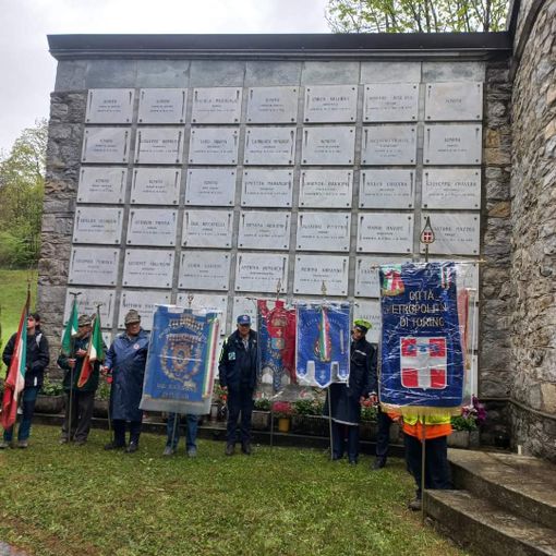 La Città metropolitana alla commemorazione dell’Ossario di Forno di Coazze