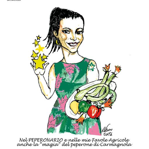 Fiera del Peperone di Carmagnola: presente anche il famoso cartoonist Tiziano Riverso
