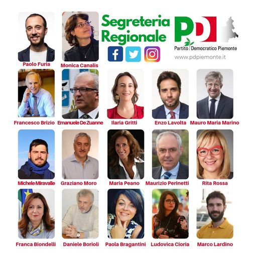 Segreteria regionale del Pd, definite le deleghe