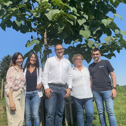 foto di gruppo all'esterno