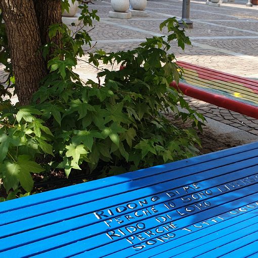 Le panchine del Centro Jolly