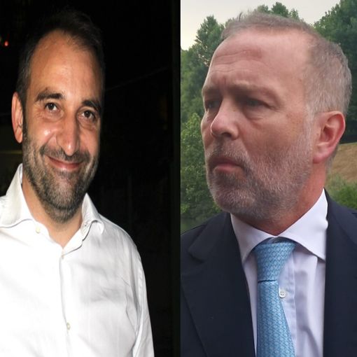 I candidati a sindaco del centrosinistra, Stefano Lorusso, e del centrodestra, Paolo Damilano