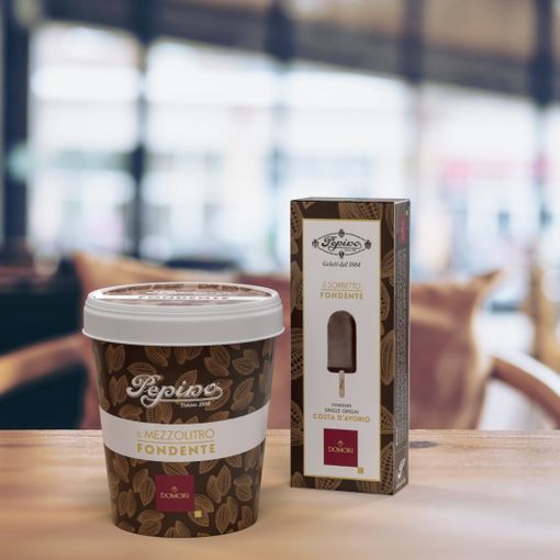 Pepino 1884 e Domori: la passione per il cioccolato non ha fine nel Sorbetto Fondente