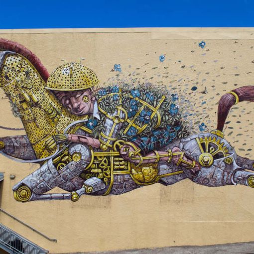 L’artista Pixel Pancho firma l’immagine 2017 del GruVillage
