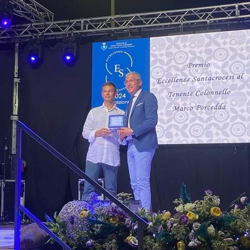 Un premio per l'assessore alla Sicurezza Marco Porcedda
