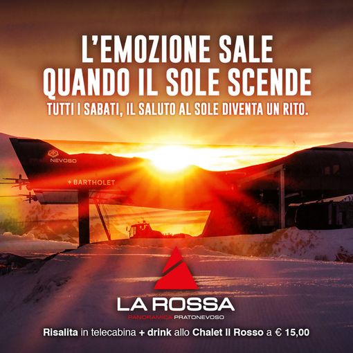 Prato Nevoso scommette sui suoi tramonti. Da sabato 8 febbraio arriva il saluto al sole