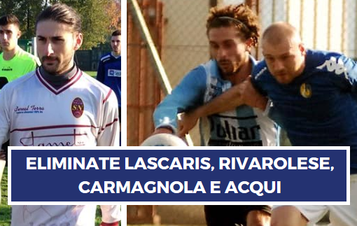 Luca Rizzuto (Nolese, doppietta) e Monteleone dell'Atletico Torino