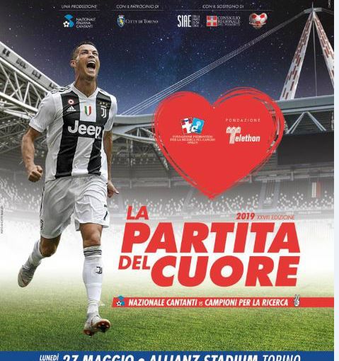 All'asta esclusive opportunità per assistere alla Partita del Cuore 2019