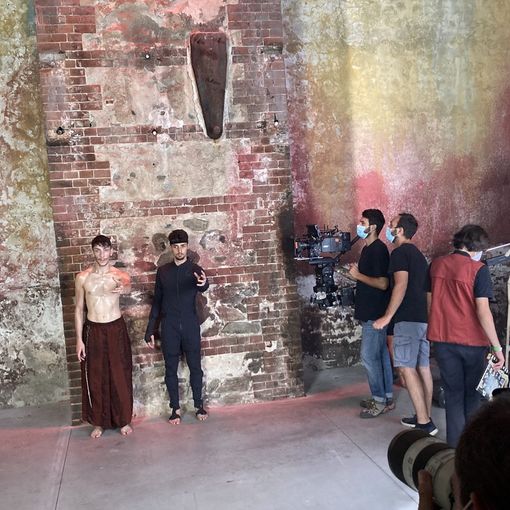 set cinematografico alle ogr