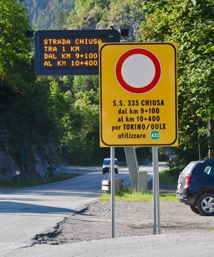 Iniziati i lavori per riaprire la strada statale 335 per Bardonecchia