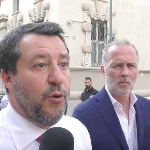 Matteo Salvini e Paolo Damilano