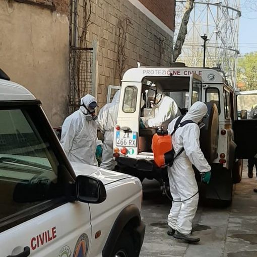 Protezione Civile torinese impegnata in corsi dedicati alla sanificazione