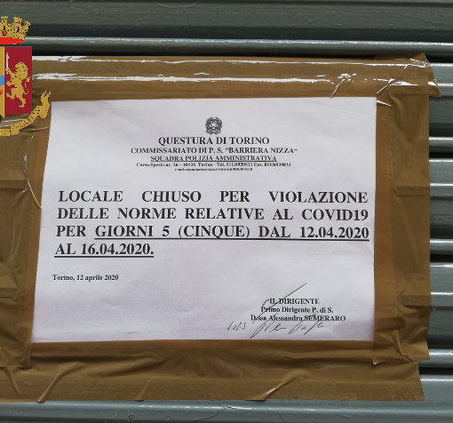 Tre esercizi pubblici aperti, nonostante lo stop decretato dalla Giunta regionale: scattano multa e chiusura per cinque giorni