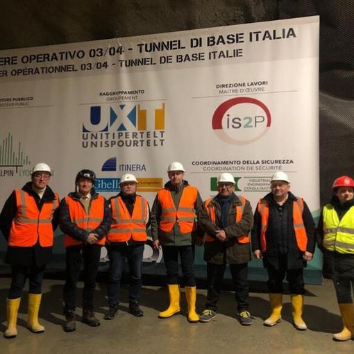 Chiomonte, sopralluogo al cantiere Tav della Commissione Trasporti del Consiglio regionale