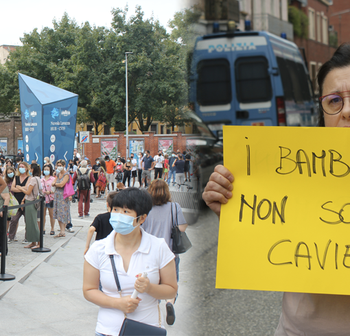 No Vax contestano Figliuolo. La “risposta” dei giovani torinesi: 1.300 in coda per farsi vaccinare [FOTO e VIDEO]