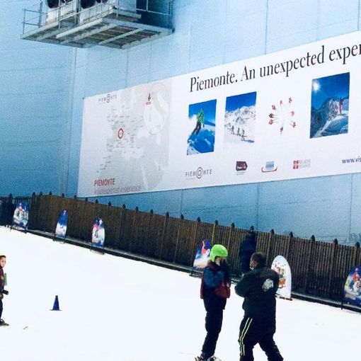 Le montagne del Piemonte allo Ski Dome di Dubai