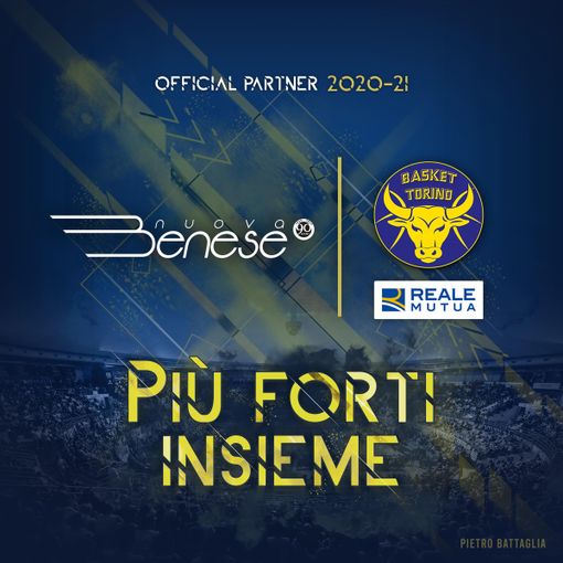 Autolinee Nuova Benese vettore ufficiale della Reale Mutua Basket