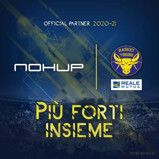 Nohup nuovo official partner della Reale Mutua Basket