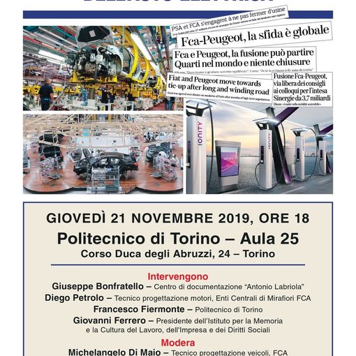 Torino e la battaglia mondiale dell'auto elettrica: se ne parla al Politecnico