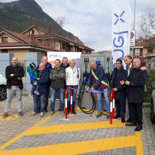 Inaugurate 5 nuove stazioni di ricarica a Sant'Ambrogio