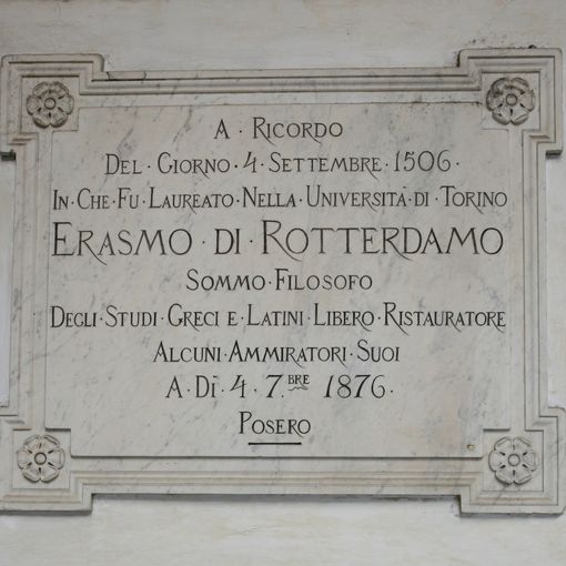 L'Università di Torino celebra Erasmo da Rotterdam