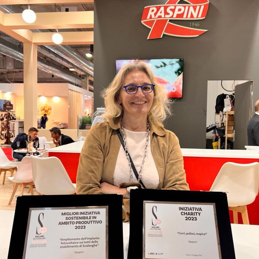 Raspini premiata a Cibus per sostenibilità e l'iniziativa Charity