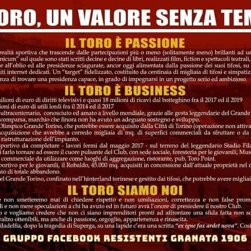 locandina &quot;Toro. Un valore senza tempo&quot;