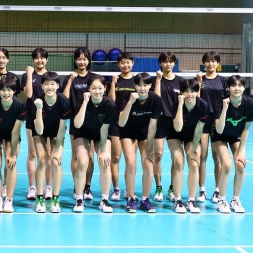 L'Under 16 giapponese femminile di pallavolo a Cambiano
