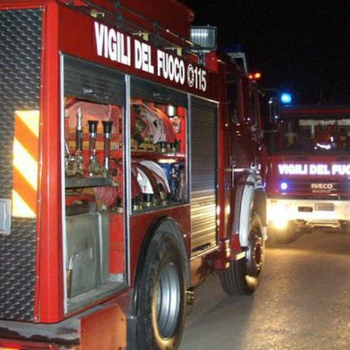 Incendio boschivo a Condove
