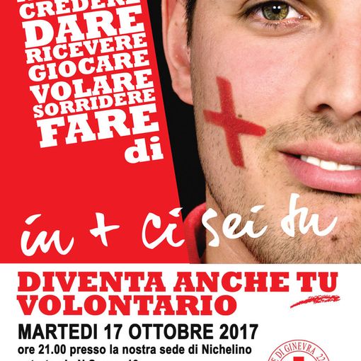 La Croce Rossa di Nichelino cerca volontari