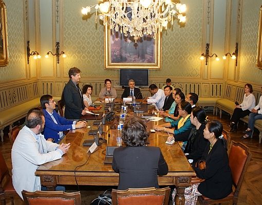 Torino, ricevuta a Palazzo Civico una delegazione della Città birmana di Yangon