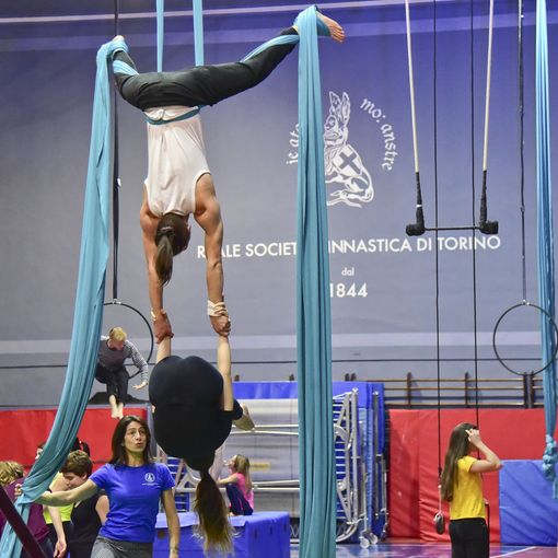 La Federazione Ginnastica d’Italia riconosce ufficialmente la disciplina dell’Acrobatica Aerea