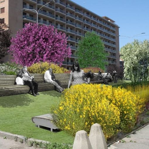 Più verde in corso Bramante e via Madama Cristina per ricucire il territorio urbano