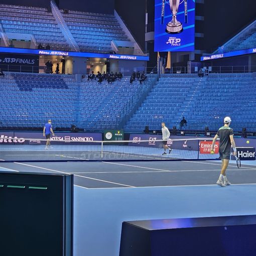 Atp Finals, 'prove di semifinale': Sinner si allena con Zverev