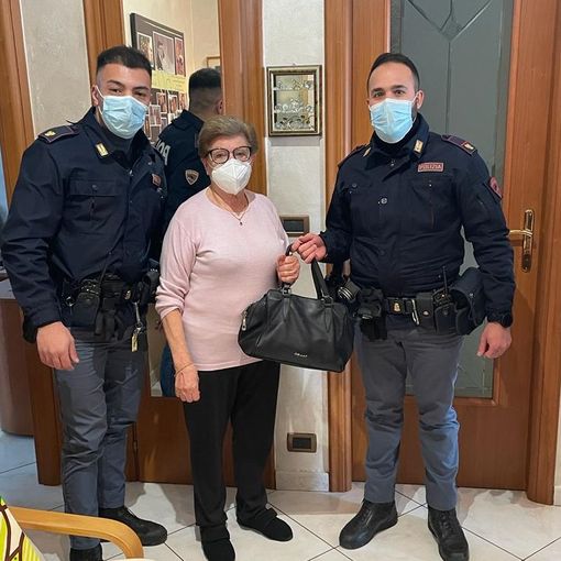 anziana dopo la rapina