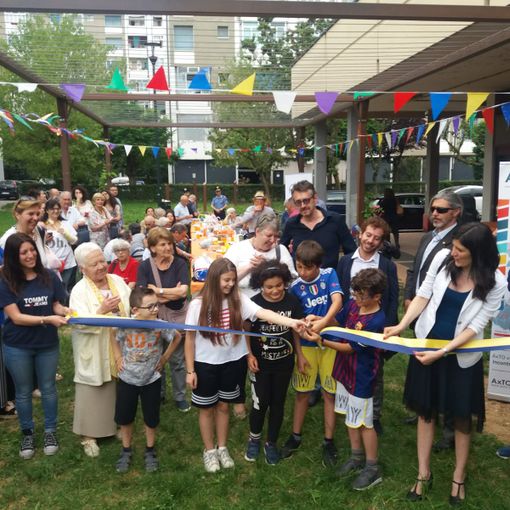 Appendino a Mirafiori inaugura il nuovo giardino di via Negarville: &quot;Vivetelo come comunità&quot; (FOTO e VIDEO)