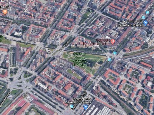 L'area della nuova stazione ferroviaria Zappata, fra Crocetta e Santa Rita. Immagine RFI