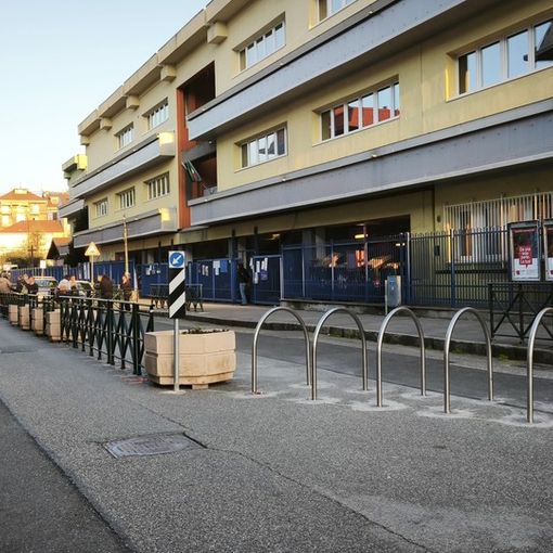 Area pedonale delle scuole di via Passoni, ancora tutto da definire