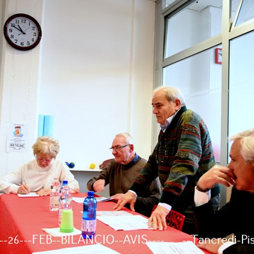 riunione all'Avis di Settimo Torinese