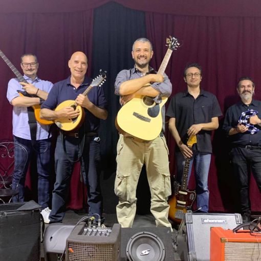 La band &quot;I Matani&quot; in prova al Circolo Corso Parigi